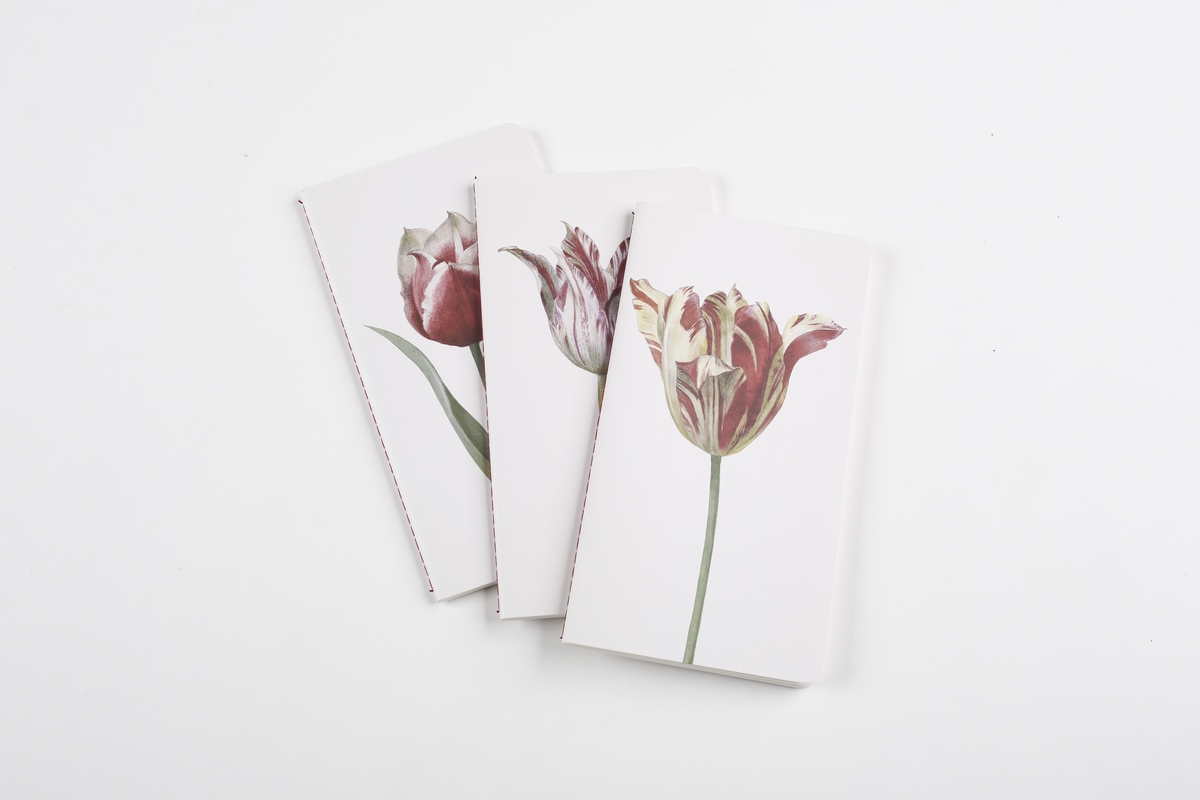 Notebooks Flowers, set with 3 parts