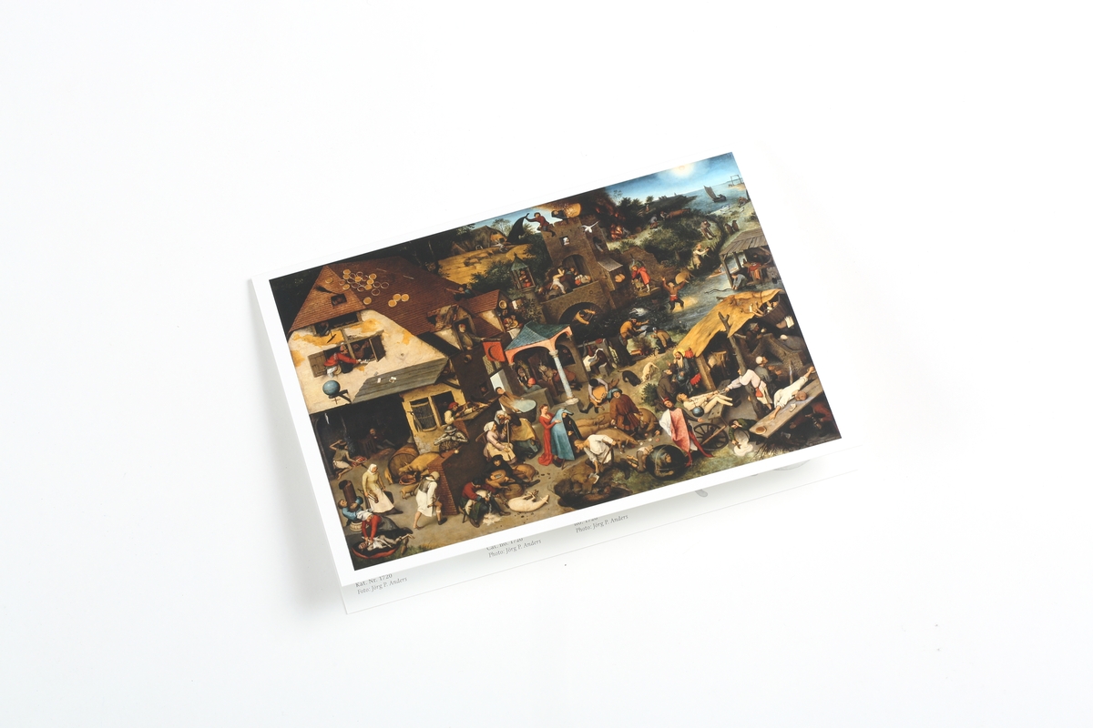 Folded card Pieter Bruegel the Elder: Netherlandisch Proverbs