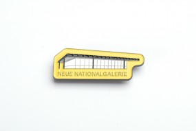 pin badge, gelb 