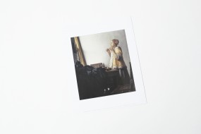 Miniprint Vermeer: Junge Dame mit Perlenhalsband