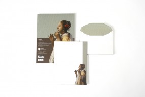 Briefpapier Vermeer, Junge Dame mit Perlenhalsband